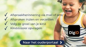 Toelichting ouderportaal met kind op foto