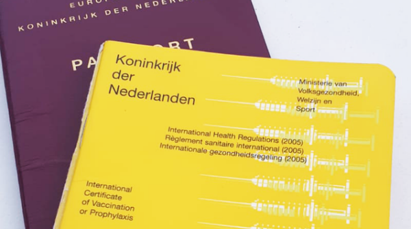 Registratie coronavaccinatie in het gele boekje