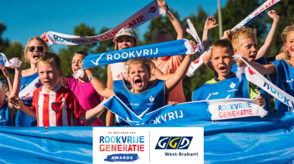 Start aanmelden regionale Rookvrije Generatie Awards West-Brabant